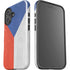 Czech Republic Flag Distressed iPhone 16 Plus Impact Case